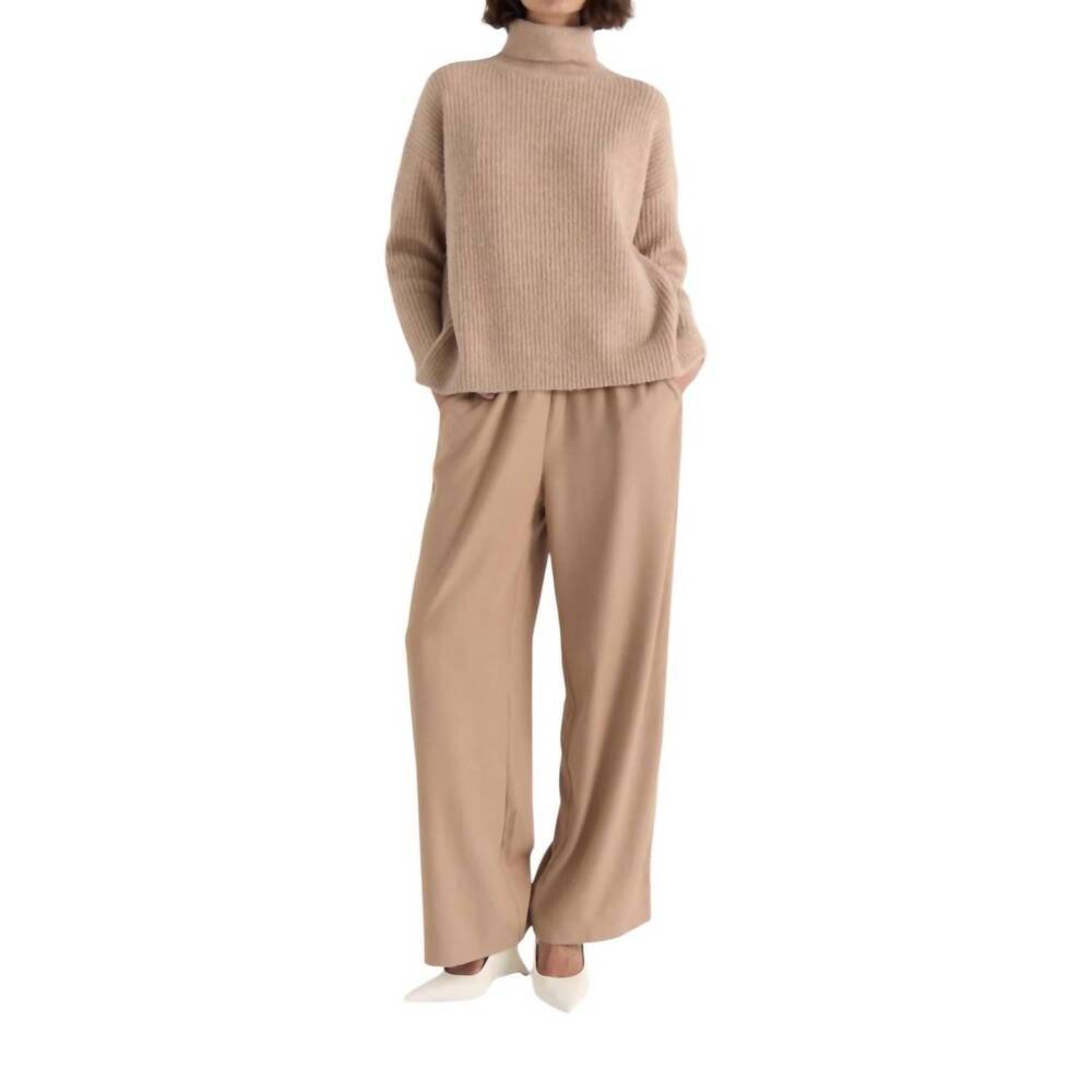 NEW STAPLE bromley relaxed pants in camel